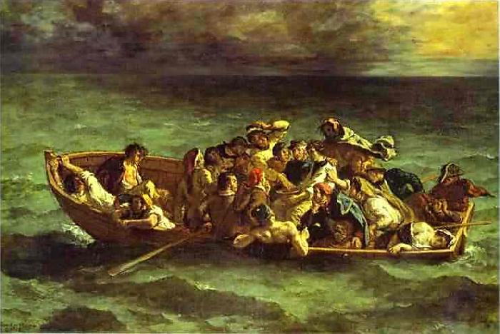 Eugene Delacroix The Shipwreck of Don Juan Spain oil painting art